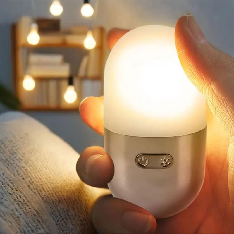 خرید چراغ رومیزی چرخشی طرح تخم مرغی CH-23059