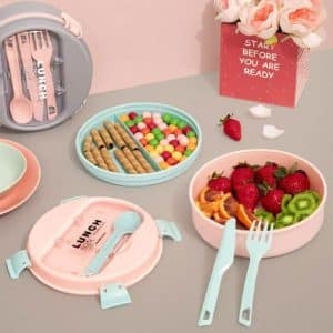 ظرف غذای لانچ باکس گرد دلوین