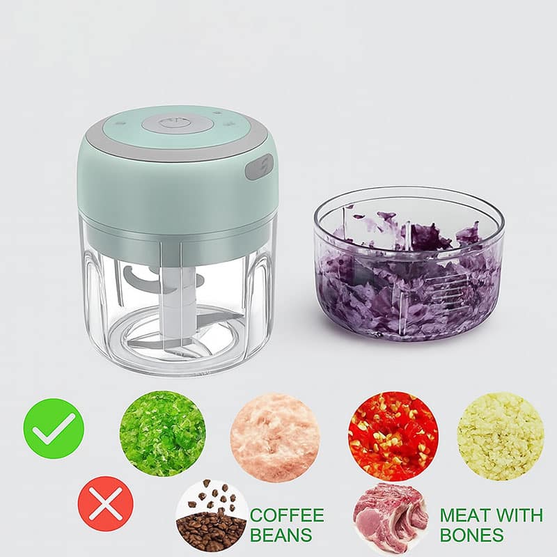 مینی خردکن شارژی 250 میل