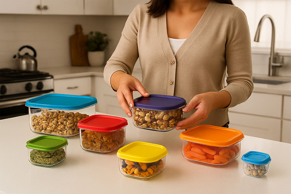 چطور با ظروف نگهدارنده آشپزخونه‌ ات رو مرتب و شیک کنی؟