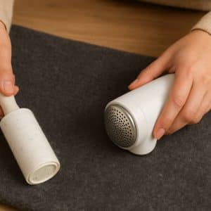 نحوه استفاده از پرزگیر لباس