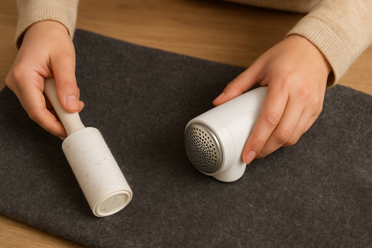 نحوه استفاده از پرزگیر لباس