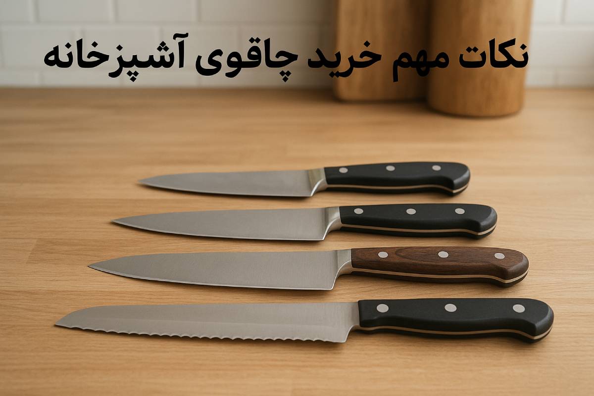 نکات مهم در خرید چاقوی آشپزخانه | راهنمای خرید چاقو آشپزخانه