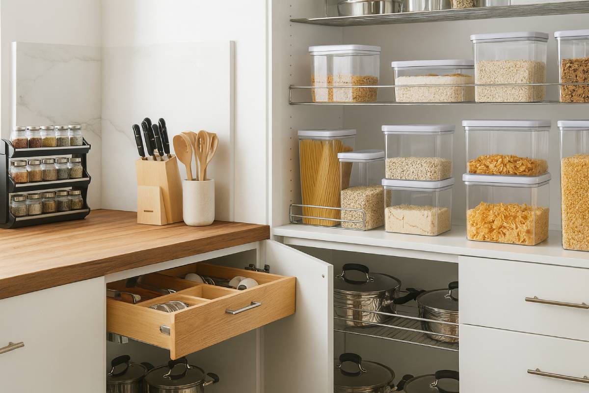 12 دلیل استفاده از نظم‌دهنده آشپزخانه