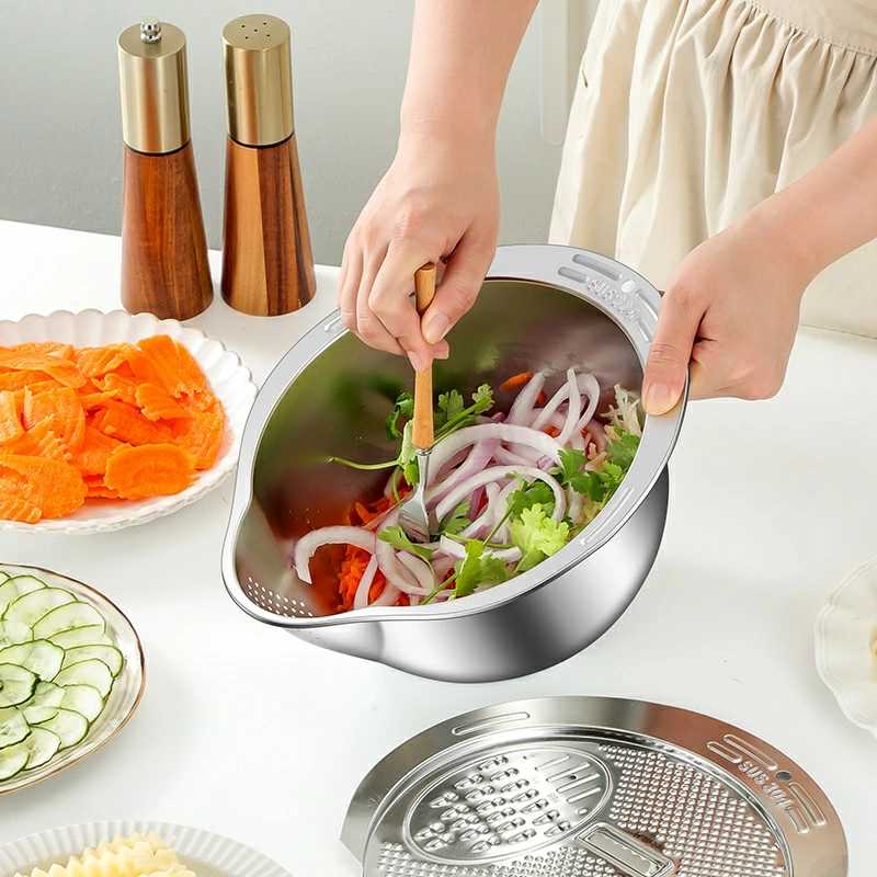 خرید آبکش برنج شور درب رنده استیل - دیژه