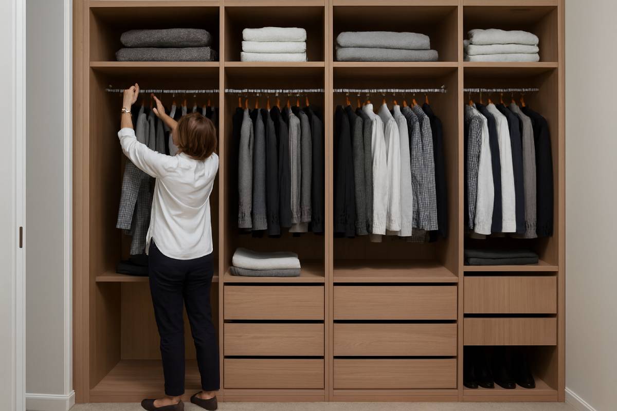 8 ایده جالب برای چیدمان کمد دیواری