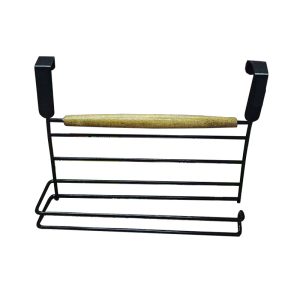 آویز دستمال رولی چوبی کابینتی