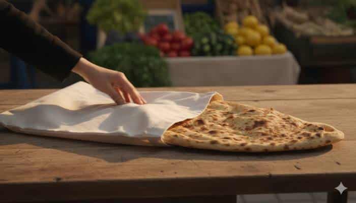 استفاده از پارچه نخی و کتان (سفرههای پارچهای)
